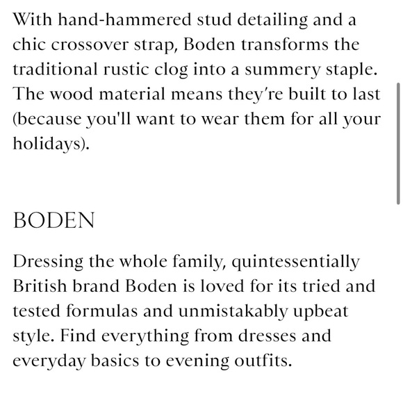 Boden Orella Blue Suede Wooden Clog Sandals EU 39 / 8 8.5 - Picture 2 of 10